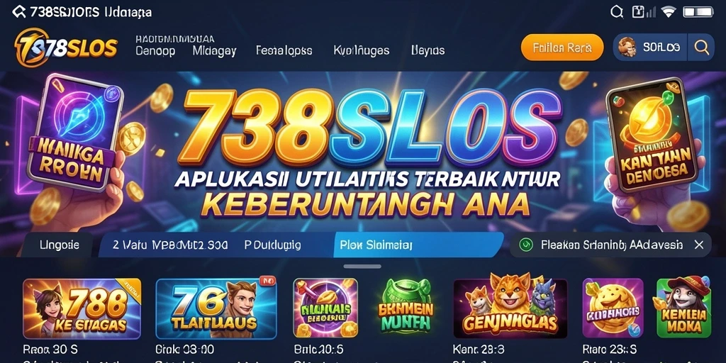 Tampilan menarik dari gameplay 738SLOTS yang memukau.