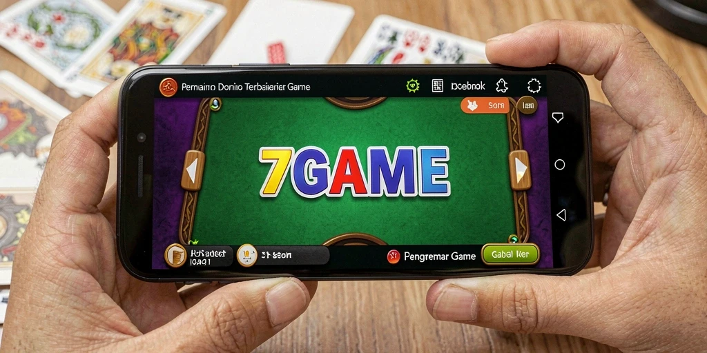 Tampilan gameplay Domino yang menarik di 7GAME.