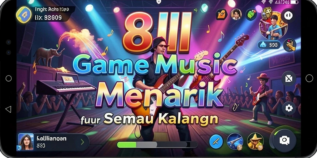 Tampilan gameplay 8II yang penuh warna dan interaktif.