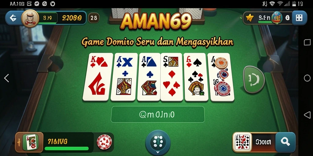 Tampilan gameplay seru dengan interaksi pemain di AMAN69.