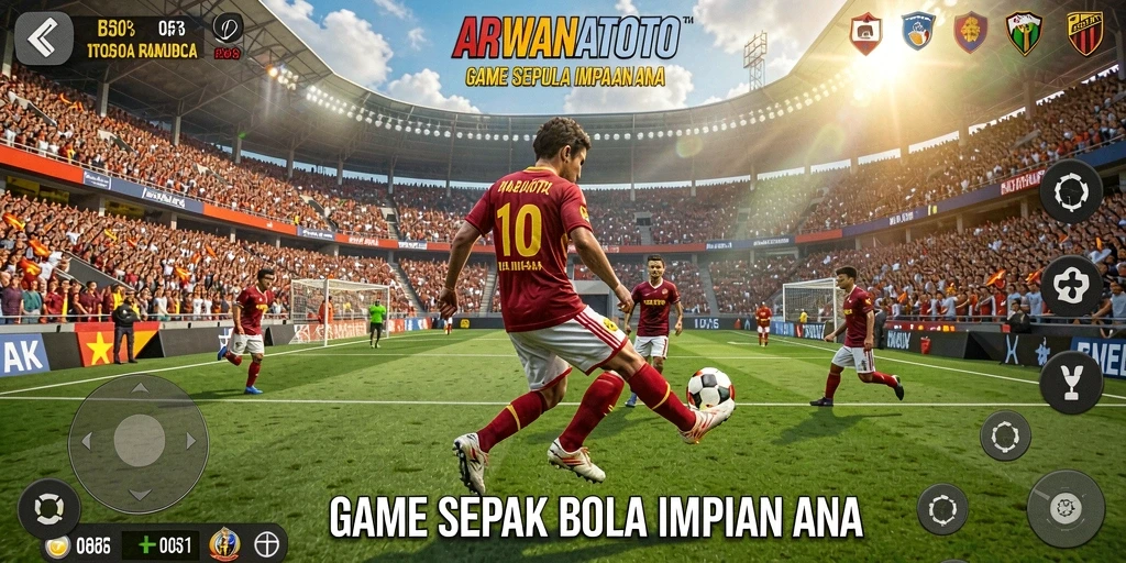 Tampilan gameplay menegangkan dalam ARWANATOTO yang penuh aksi.