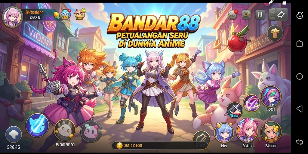 Gameplay menarik dari BANDAR88 dengan karakter anime yang dinamis.