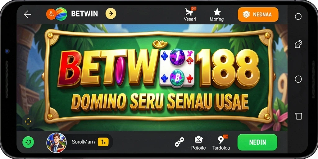 Tampilan menarik dari gameplay Domino di BETWIN188.