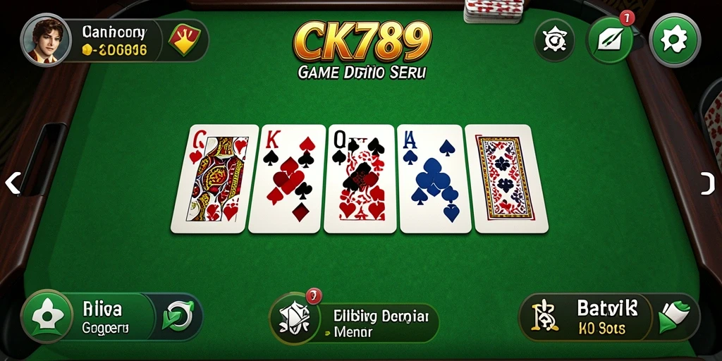Tampilan gameplay Domino yang seru dan mengasyikkan di CK789.