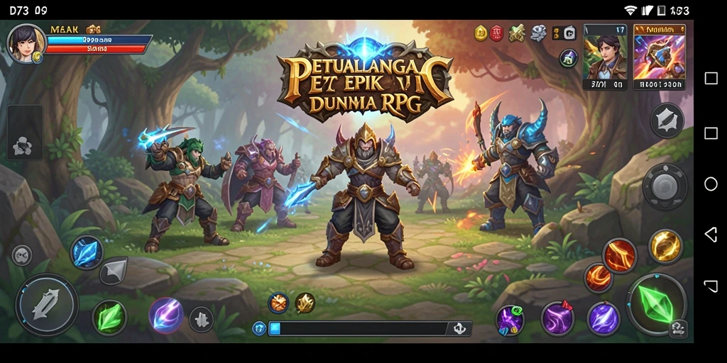 Tampilan gameplay D73 yang menakjubkan dan seru.