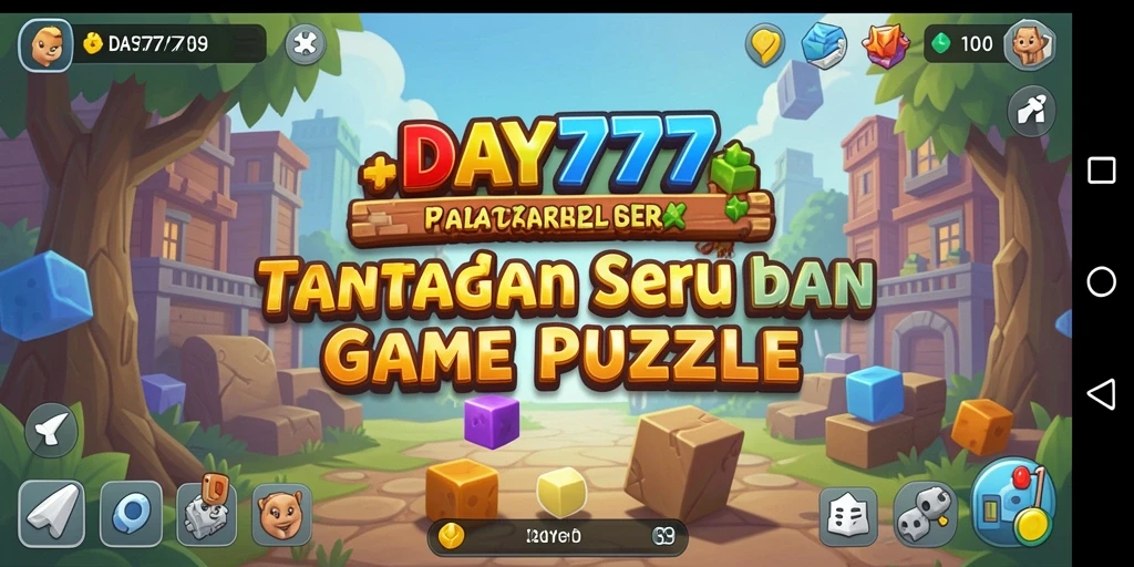 Gameplay DAY777 yang seru dan menantang teka-teki.