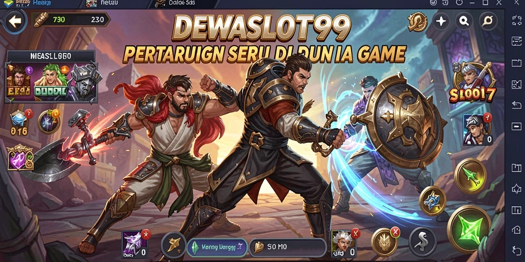 Gameplay seru DEWASLOT99 dalam pertarungan yang epik dan mendebarkan.