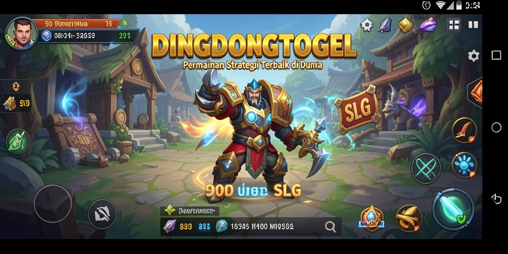 Tampilan gameplay DINGDONGTOGEL yang menarik dan dinamis.