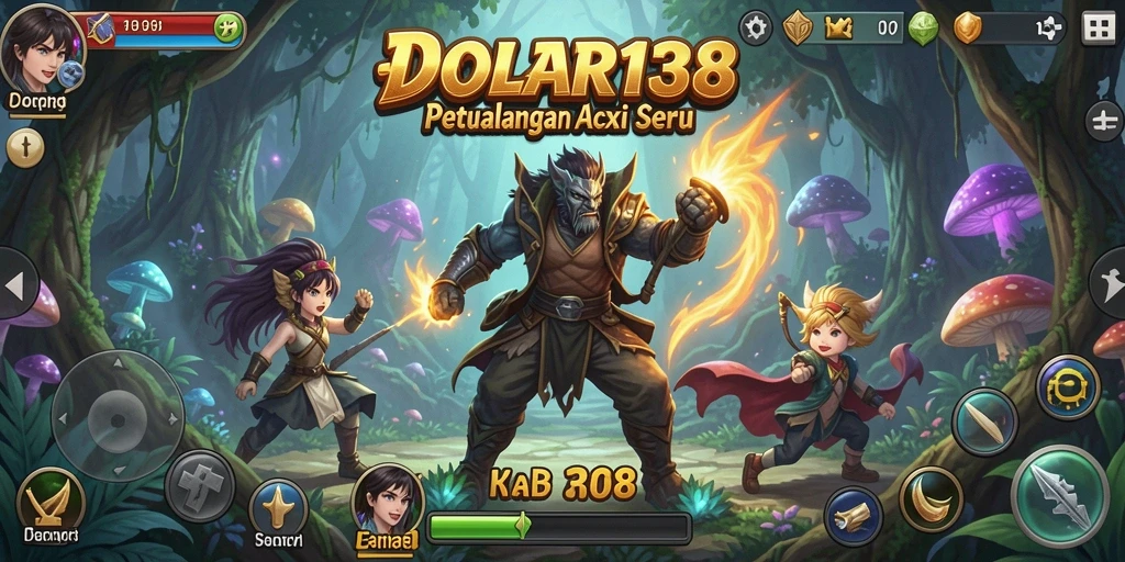 Tampilan gameplay DOLAR138 dengan aksi seru dan karakter yang menakjubkan.