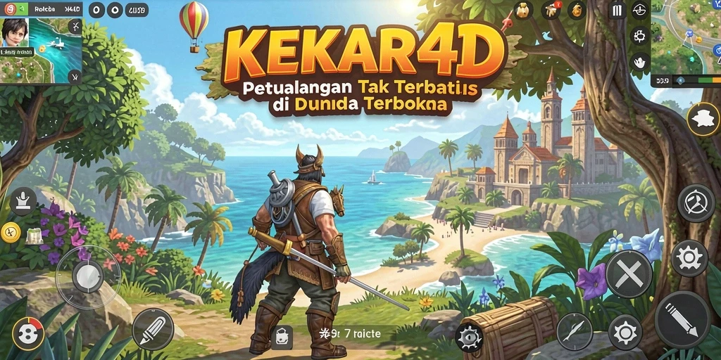 Tampilan gameplay yang menakjubkan di dunia terbuka KEKAR4D.