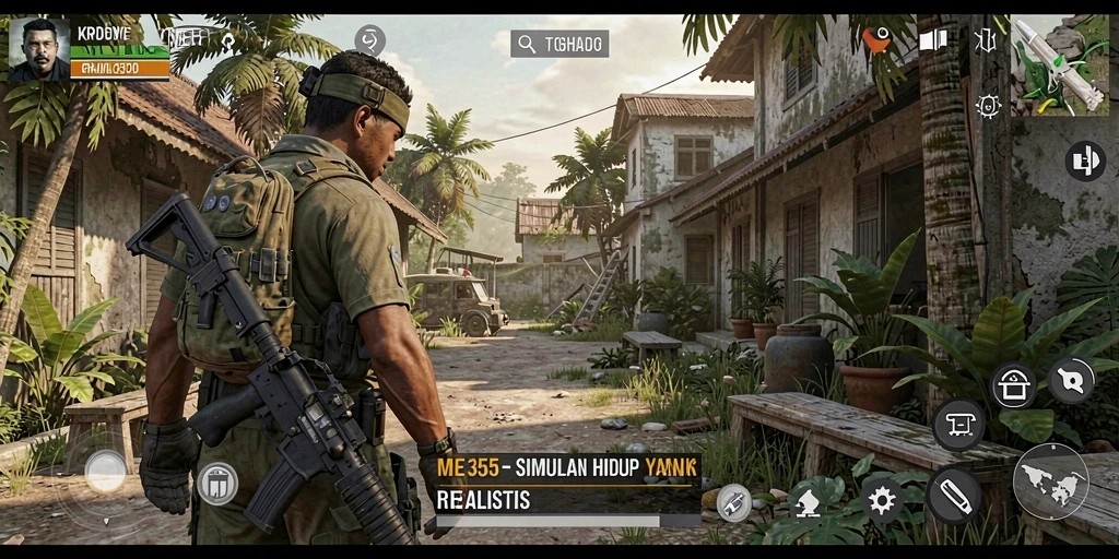 Screenshot ME355 menampilkan gameplay menarik dalam suasana simulasi kehidupan.