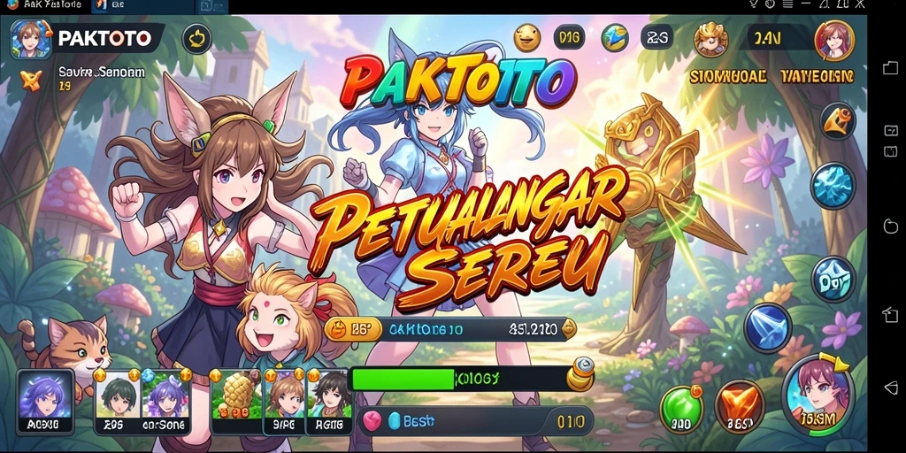 Tampilan layak dari gameplay Anime yang memukau.