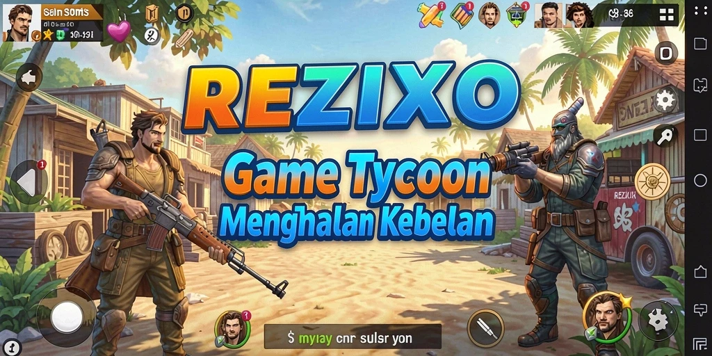 Gameplay seru dan menantang dalam REZIXO, tunjukkan kemampuan manajer Anda.