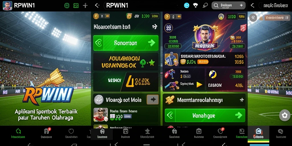 Tampilan gameplay aplikasi Sportsbook yang interaktif dan menarik.