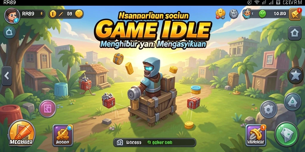 Tampilan gameplay RR89 menampilkan aksi Idle yang mengasyikkan.