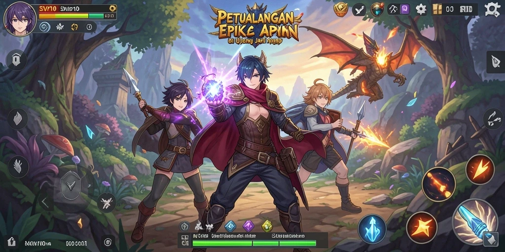 Menggambarkan pengalaman seru dalam petualangan Anime SVIP10.