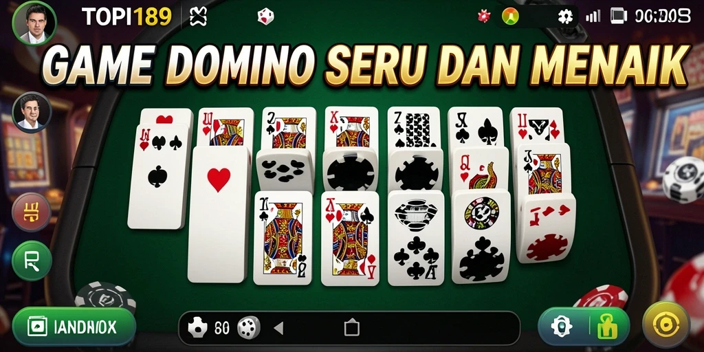 Screenshot gameplay TOPI189 yang menampilkan keseruan permainan Domino.
