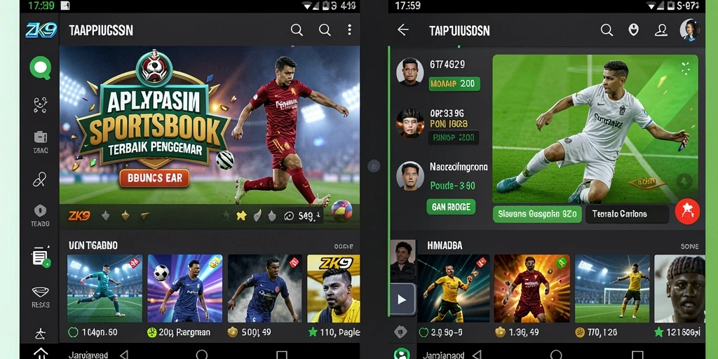 Tampilan gameplay menarik di ZK9 yang menunjukkan taruhan langsung.